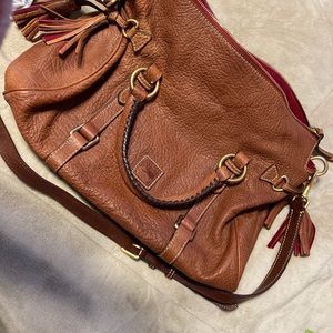Soft leather Dooney crossbody large SAMPLE BAG